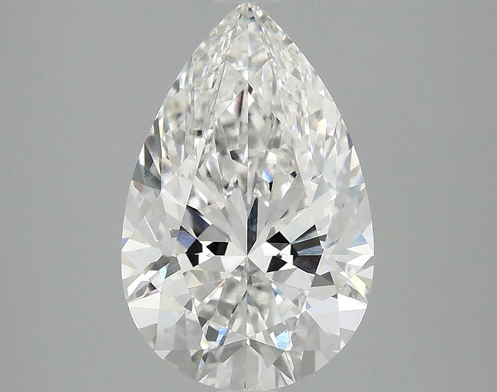 3.09 Carat Pear Shaped Ideal Cut VS1 IGI Certified Lab Grown Diamond