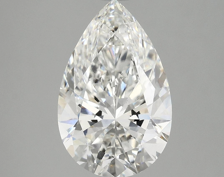 3.04 Carat Pear Shaped Ideal Cut VVS2 IGI Certified Lab Grown Diamond