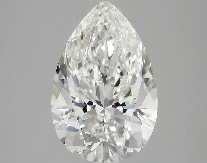 3.09 Carat Pear Shaped Ideal Cut VS1 IGI Certified Lab Grown Diamond