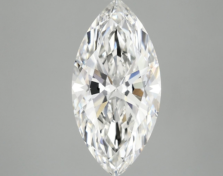 3.09 Carat Marquise Shaped Ideal Cut VVS2 IGI Certified Lab Grown Diamond
