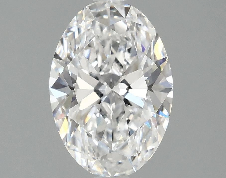 1.5 Carat Oval Shaped Ideal Cut VVS2 IGI Certified Lab Grown Diamond