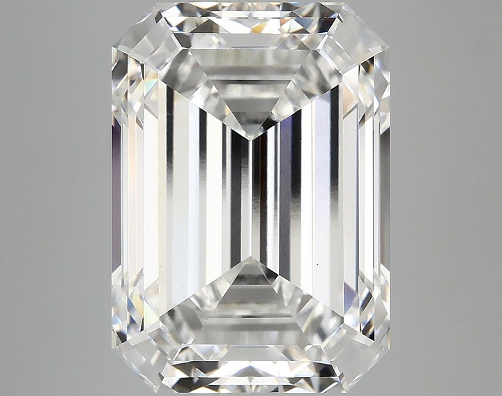 7.73 Carat Emerald Shaped Ideal Cut VVS2 IGI Certified Lab Grown Diamond