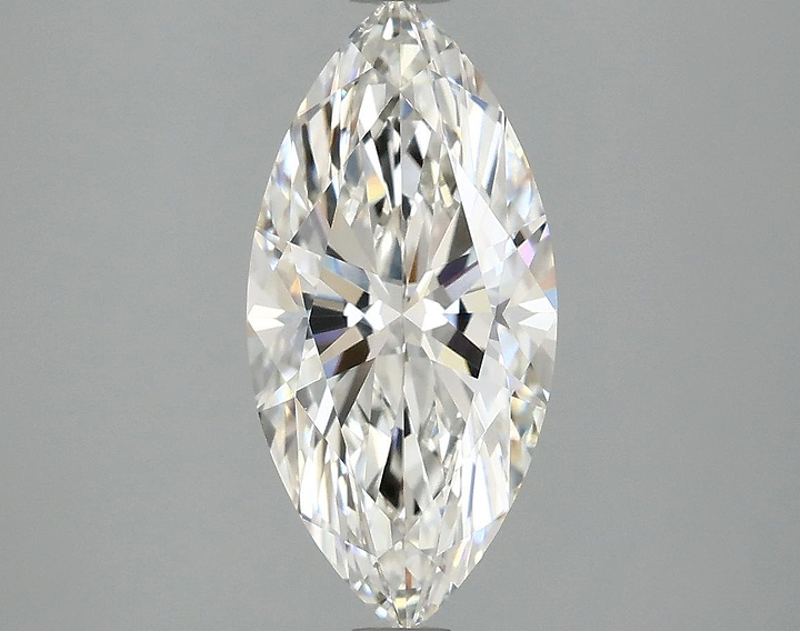 2.08 Carat Marquise Shaped Excellent Cut VVS2 IGI Certified Lab Grown Diamond
