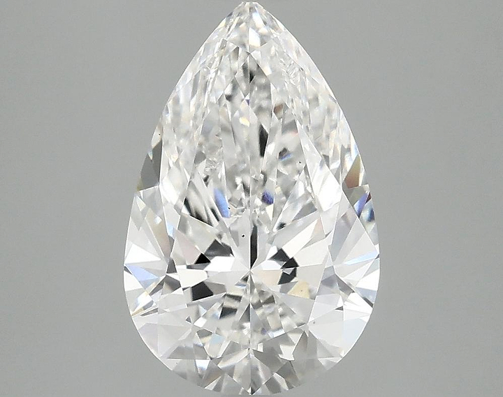 2.5 Carat Pear Shaped Ideal Cut VS1 IGI Certified Lab Grown Diamond
