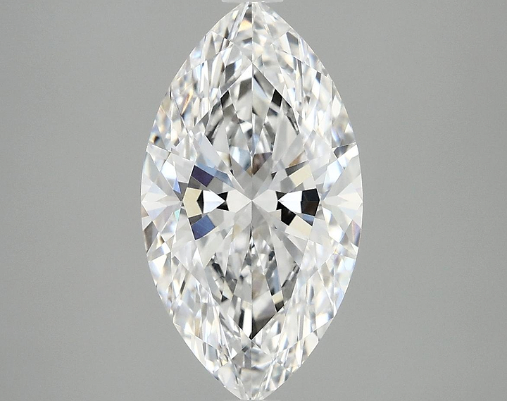3.02 Carat Marquise Shaped Excellent Cut VVS2 IGI Certified Lab Grown Diamond