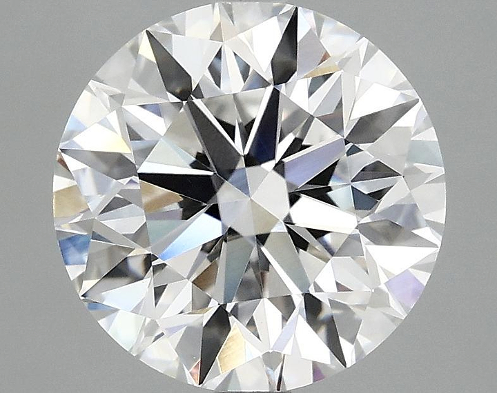 3.06 Carat Round Shaped Excellent Cut VVS2 IGI Certified Lab Grown Diamond