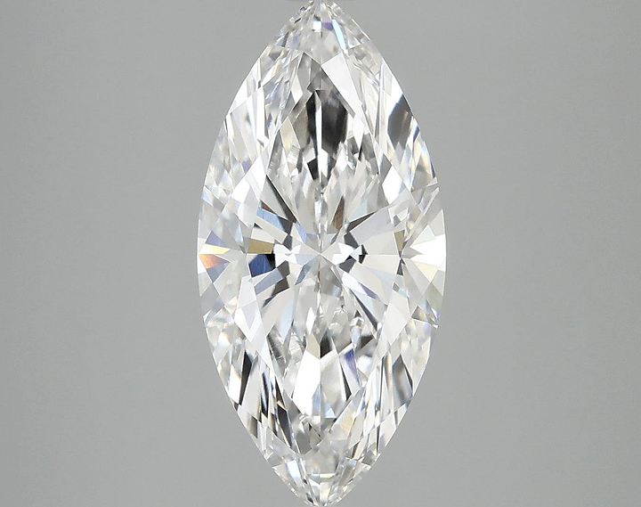 3.03 Carat Marquise Shaped Excellent Cut VVS2 IGI Certified Lab Grown Diamond