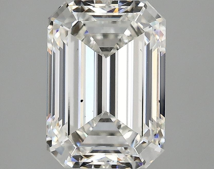 2.98 Carat Emerald Shaped Ideal Cut VS2 IGI Certified Lab Grown Diamond