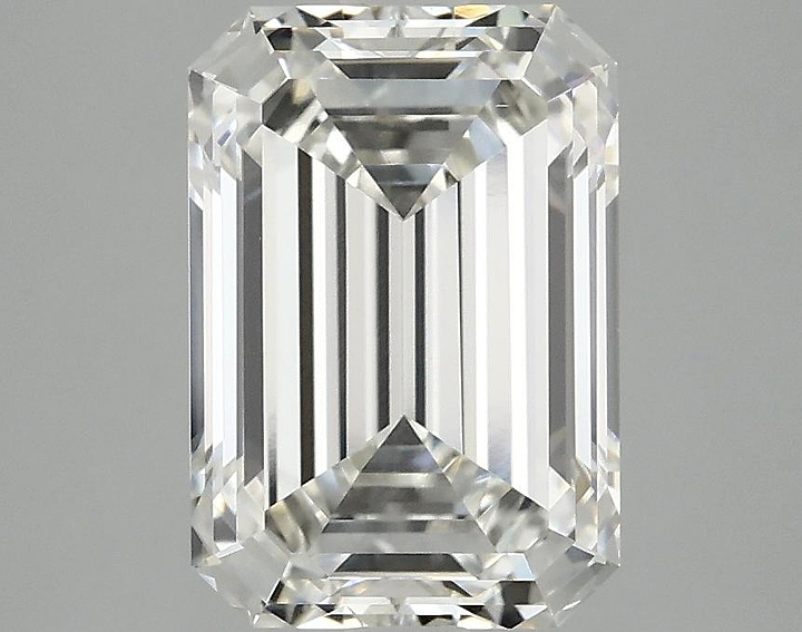 3.04 Carat Emerald Shaped Ideal Cut VS2 IGI Certified Lab Grown Diamond
