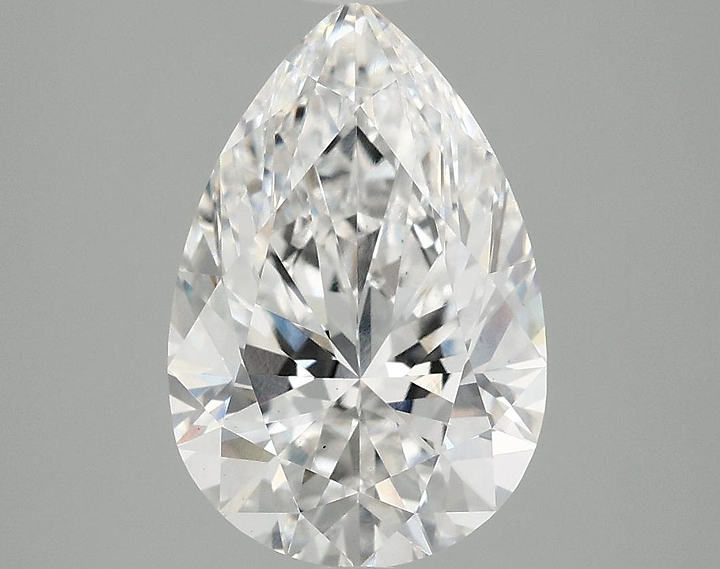 3.06 Carat Pear Shaped Excellent Cut VS1 IGI Certified Lab Grown Diamond