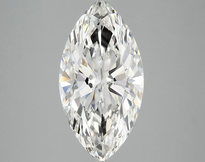 3.06 Carat Marquise Shaped Ideal Cut VVS2 IGI Certified Lab Grown Diamond