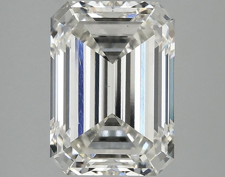 3.09 Carat Emerald Shaped Ideal Cut VS1 IGI Certified Lab Grown Diamond
