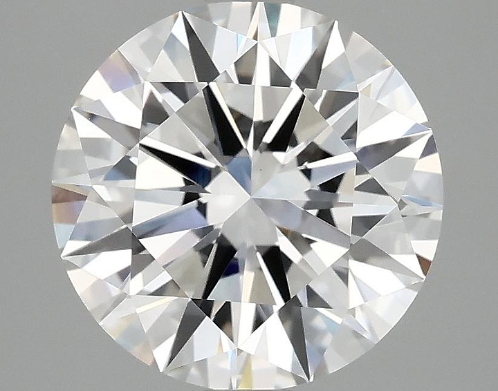 3.06 Carat Round Shaped Ideal Cut VVS2 IGI Certified Lab Grown Diamond