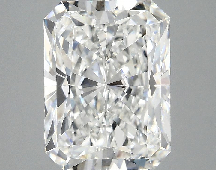 4.14 Carat Radiant Shaped Excellent Cut VVS2 IGI Certified Lab Grown Diamond