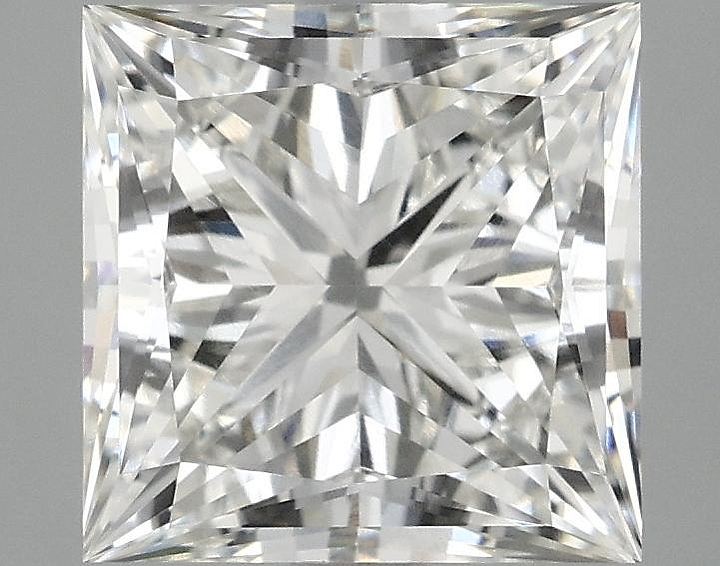 2.5 Carat Princess Shaped Ideal Cut VVS2 IGI Certified Lab Grown Diamond