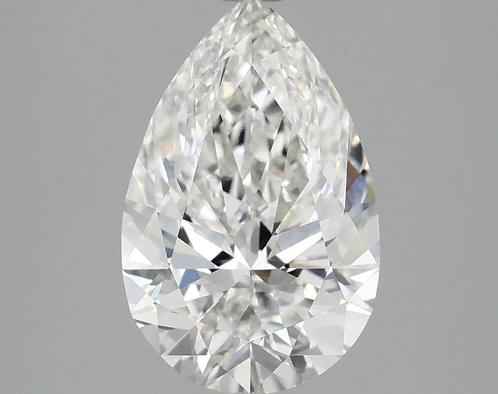 2.42 Carat Pear Shaped Ideal Cut VVS2 IGI Certified Lab Grown Diamond