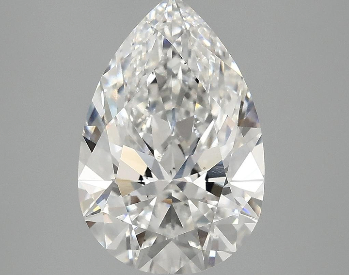 3.09 Carat Pear Shaped Excellent Cut VS2 IGI Certified Lab Grown Diamond