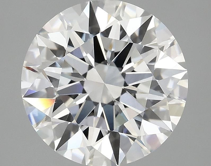 3.08 Carat Round Shaped Ideal Cut VVS2 IGI Certified Lab Grown Diamond
