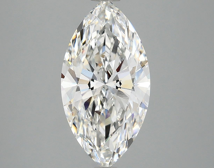 3.06 Carat Marquise Shaped Ideal Cut VVS2 IGI Certified Lab Grown Diamond