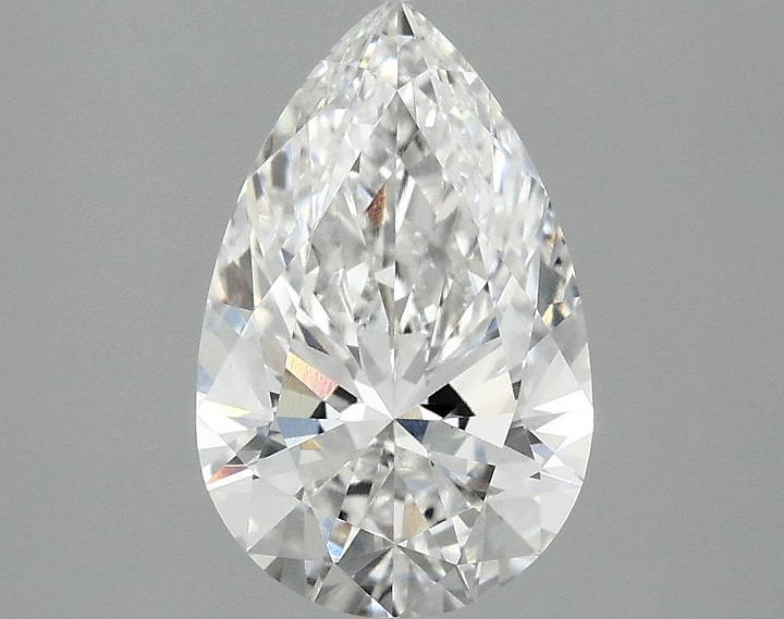 2.02 Carat Pear Shaped Ideal Cut VVS2 IGI Certified Lab Grown Diamond