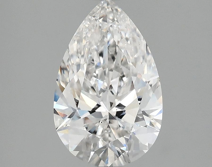 2.07 Carat Pear Shaped Ideal Cut VS1 IGI Certified Lab Grown Diamond