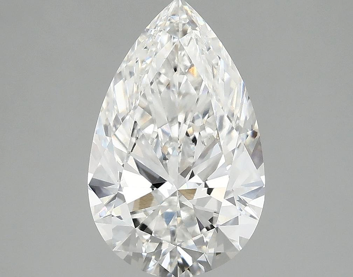 2.5 Carat Pear Shaped Ideal Cut VS1 IGI Certified Lab Grown Diamond