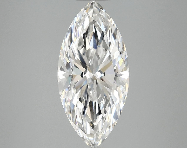 3.03 Carat Marquise Shaped Excellent Cut VVS2 IGI Certified Lab Grown Diamond