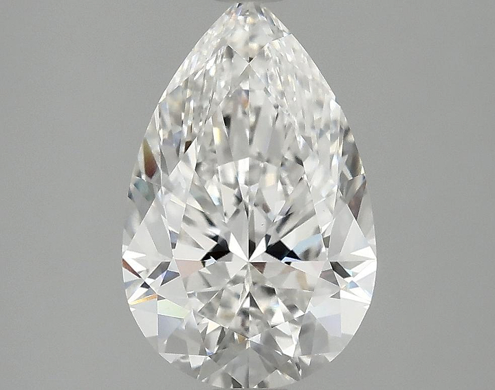 2.55 Carat Pear Shaped Ideal Cut VS1 IGI Certified Lab Grown Diamond