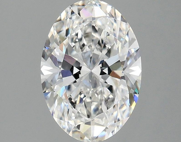 1.55 Carat Oval Shaped Ideal Cut VVS2 IGI Certified Lab Grown Diamond