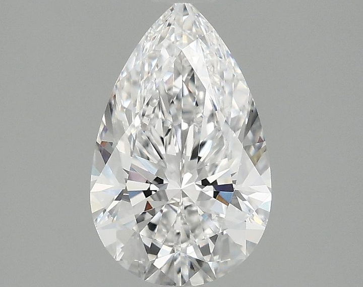 1.59 Carat Pear Shaped Ideal Cut VVS2 IGI Certified Lab Grown Diamond
