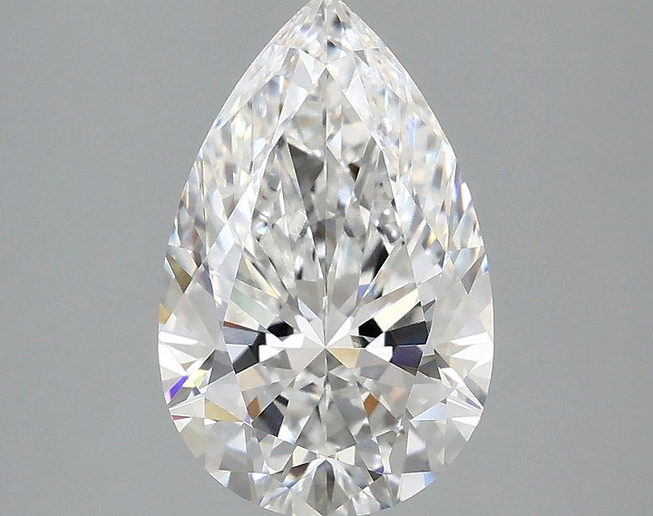 2.1 Carat Pear Shaped Ideal Cut VVS2 IGI Certified Lab Grown Diamond