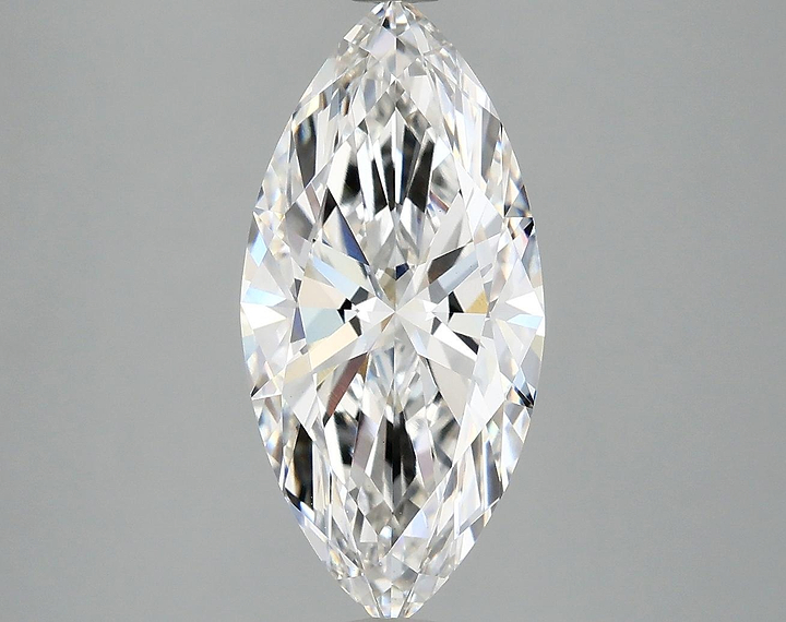 3.03 Carat Marquise Shaped Excellent Cut VVS2 IGI Certified Lab Grown Diamond