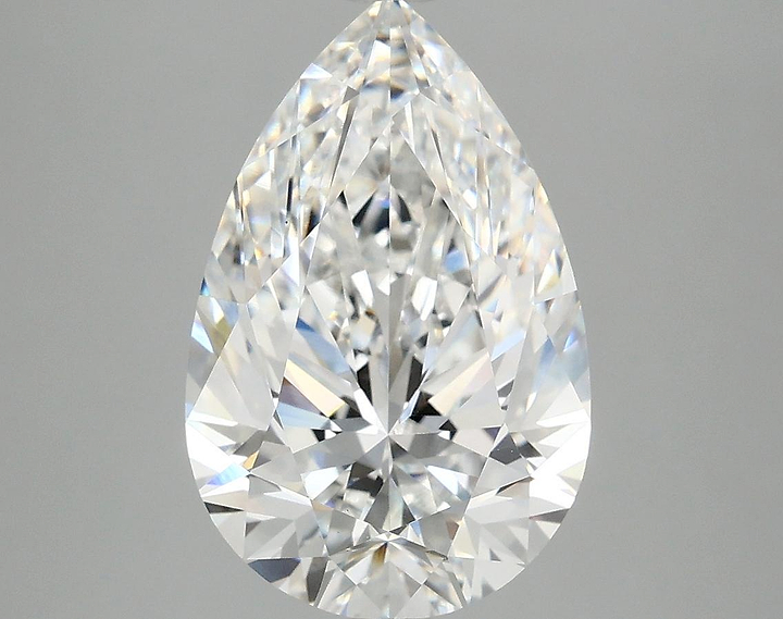 4.09 Carat Pear Shaped Ideal Cut VS1 IGI Certified Lab Grown Diamond