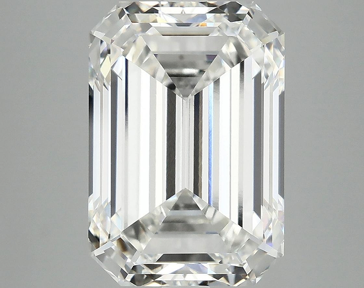 7.19 Carat Emerald Shaped Ideal Cut VVS2 IGI Certified Lab Grown Diamond