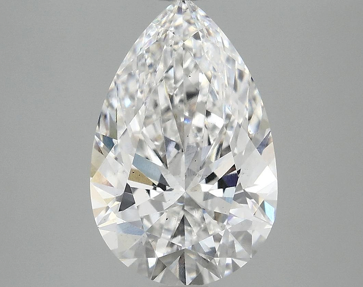 3.09 Carat Pear Shaped Ideal Cut VS2 IGI Certified Lab Grown Diamond