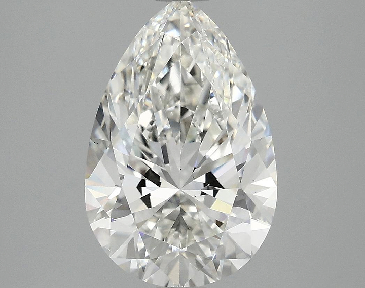 3.06 Carat Pear Shaped Excellent Cut VS2 IGI Certified Lab Grown Diamond