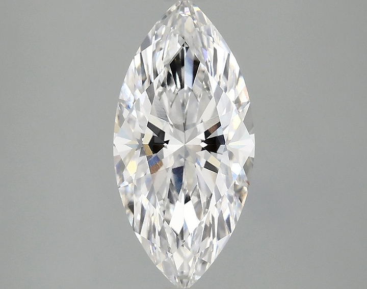 2.09 Carat Marquise Shaped Excellent Cut VVS2 IGI Certified Lab Grown Diamond