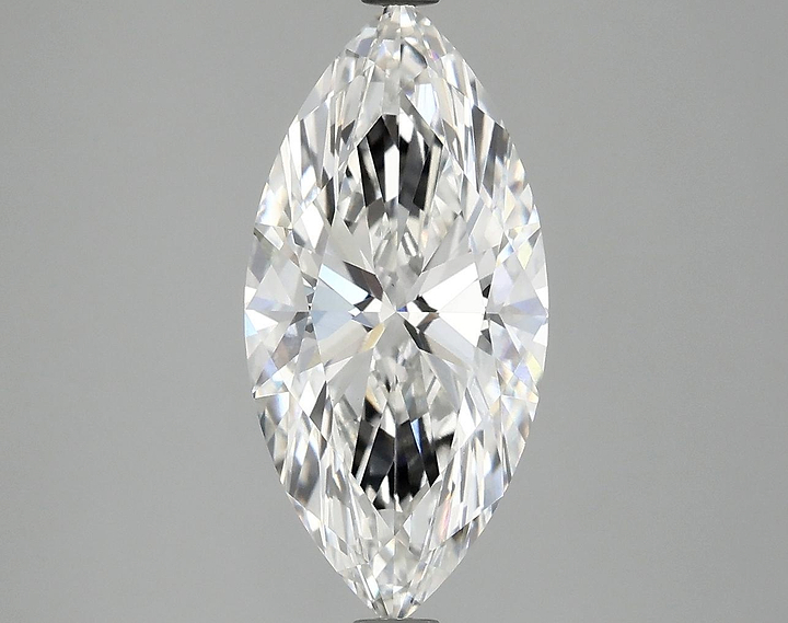 3.01 Carat Marquise Shaped Excellent Cut VVS2 IGI Certified Lab Grown Diamond