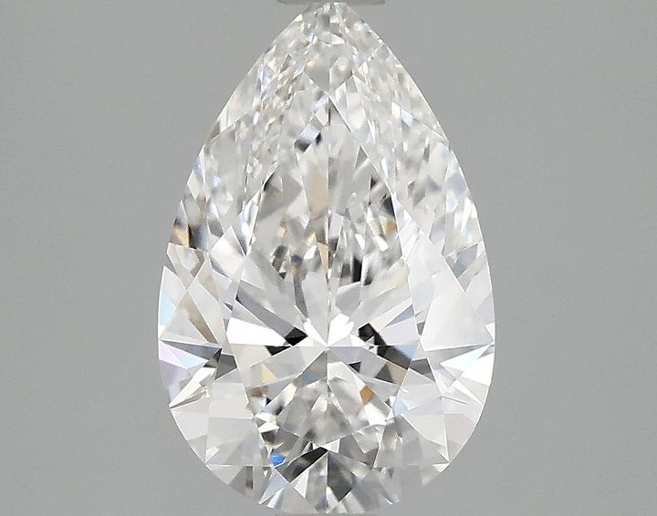 2.03 Carat Pear Shaped Ideal Cut VVS2 IGI Certified Lab Grown Diamond