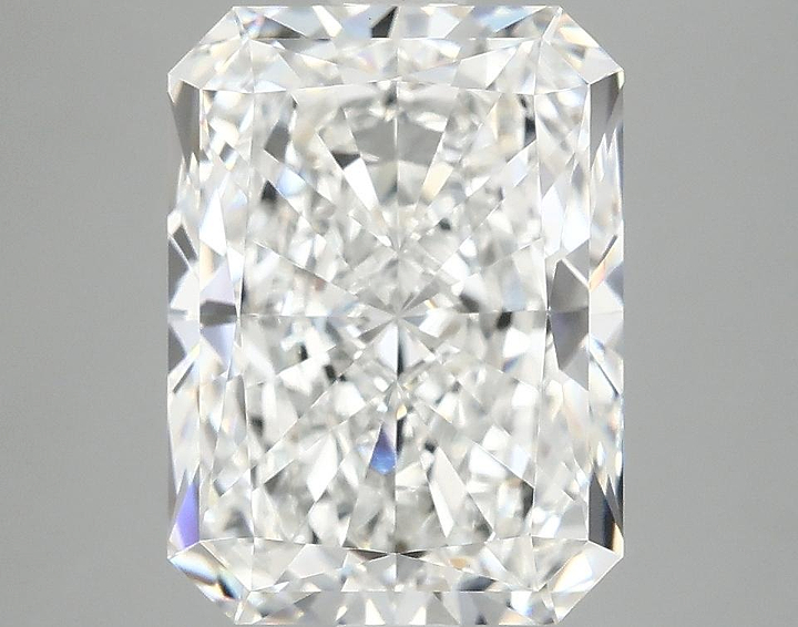 4.14 Carat Radiant Shaped Excellent Cut VVS2 IGI Certified Lab Grown Diamond