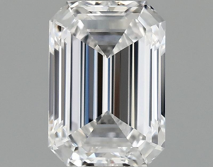 0.99 Carat Emerald Shaped Ideal Cut VVS2 IGI Certified Lab Grown Diamond