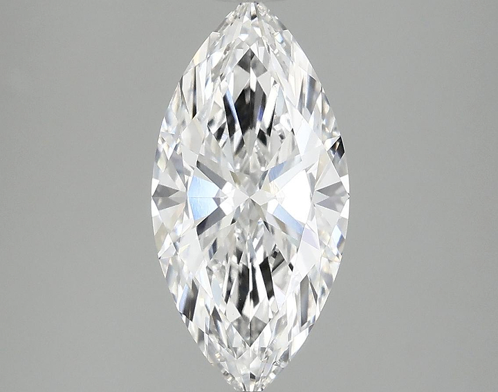 1.97 Carat Marquise Shaped Excellent Cut VVS2 IGI Certified Lab Grown Diamond