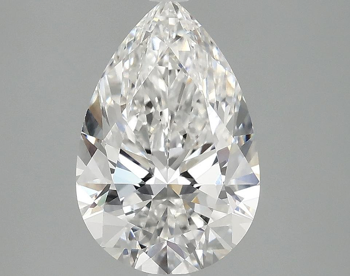 2.5 Carat Pear Shaped Excellent Cut VVS2 IGI Certified Lab Grown Diamond
