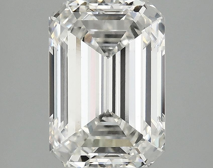 3.09 Carat Emerald Shaped Ideal Cut VS1 IGI Certified Lab Grown Diamond