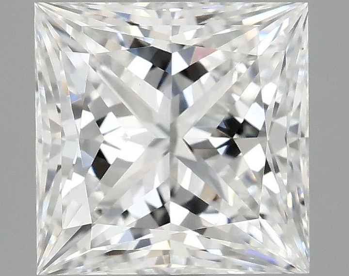 2.1 Carat Princess Shaped Ideal Cut VVS2 IGI Certified Lab Grown Diamond