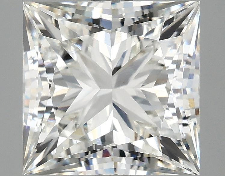4.05 Carat Princess Shaped Ideal Cut VS1 IGI Certified Lab Grown Diamond