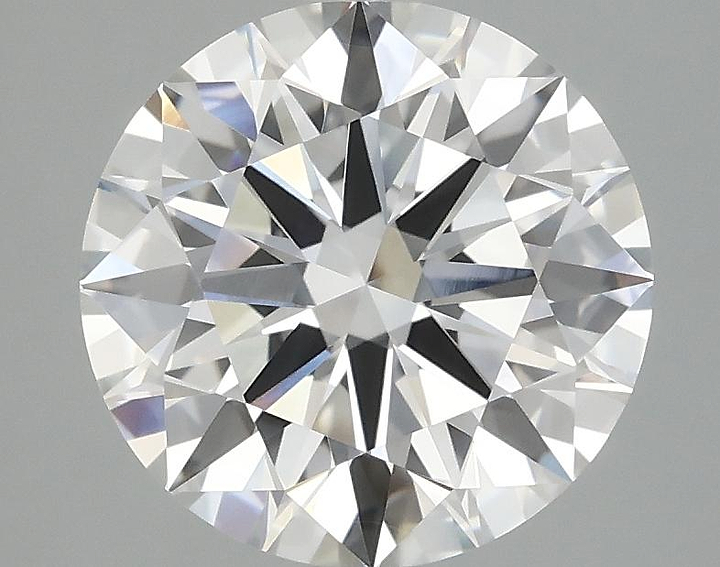 3.09 Carat Round Shaped Ideal Cut VVS2 IGI Certified Lab Grown Diamond