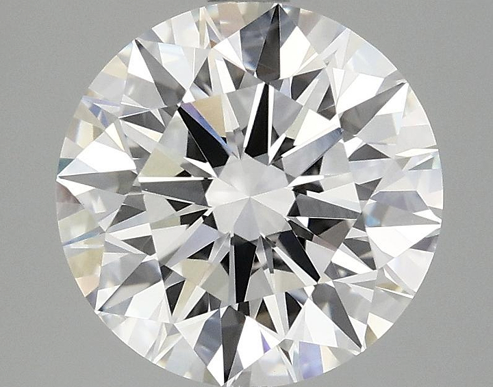 3.09 Carat Round Shaped Ideal Cut VVS2 IGI Certified Lab Grown Diamond
