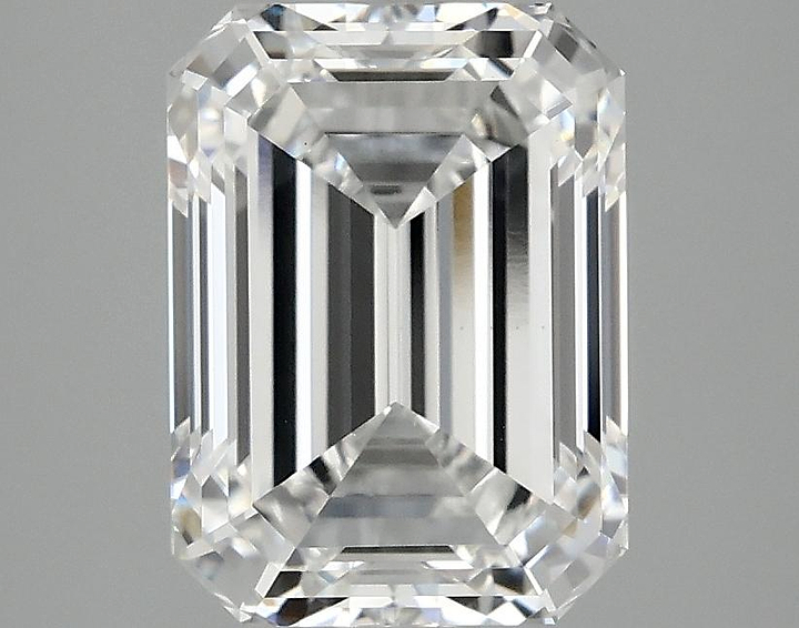 3.08 Carat Emerald Shaped Excellent Cut VS1 IGI Certified Lab Grown Diamond
