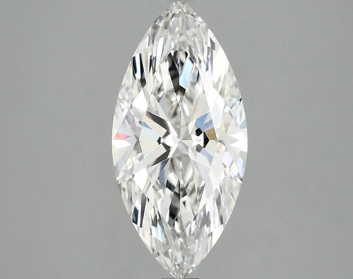 2.05 Carat Marquise Shaped Excellent Cut VVS2 IGI Certified Lab Grown Diamond